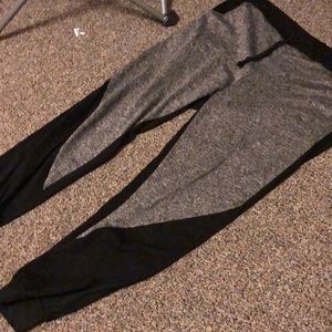 Black and grey joggers
